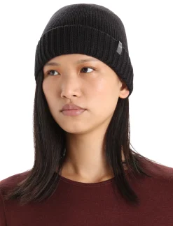 Icebreaker Accessories|Accessories^Unisex Vela Cuff Beanie Black