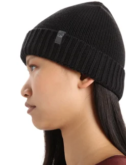 Icebreaker Accessories|Accessories^Unisex Vela Cuff Beanie Black