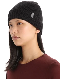 Icebreaker Accessories|Accessories^Unisex Vela Cuff Beanie Black