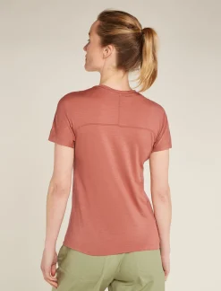 Icebreaker T-shirts & Tanks^Women's 150 MerinoFine™ Ace Short Sleeve T-Shirt CedarWood