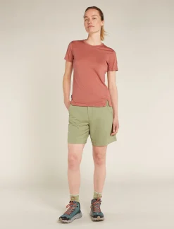 Icebreaker T-shirts & Tanks^Women's 150 MerinoFine™ Ace Short Sleeve T-Shirt CedarWood