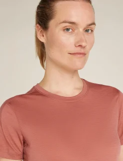 Icebreaker T-shirts & Tanks^Women's 150 MerinoFine™ Ace Short Sleeve T-Shirt CedarWood