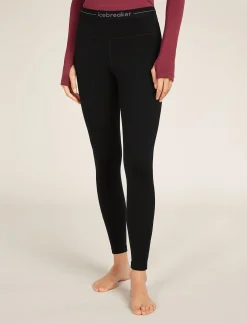 Icebreaker Base Layers^Women's 300 MerinoFine™ Polar Thermal Leggings Black