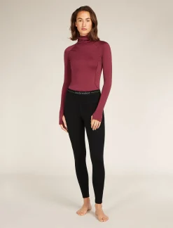 Icebreaker Base Layers^Women's 300 MerinoFine™ Polar Thermal Leggings Black