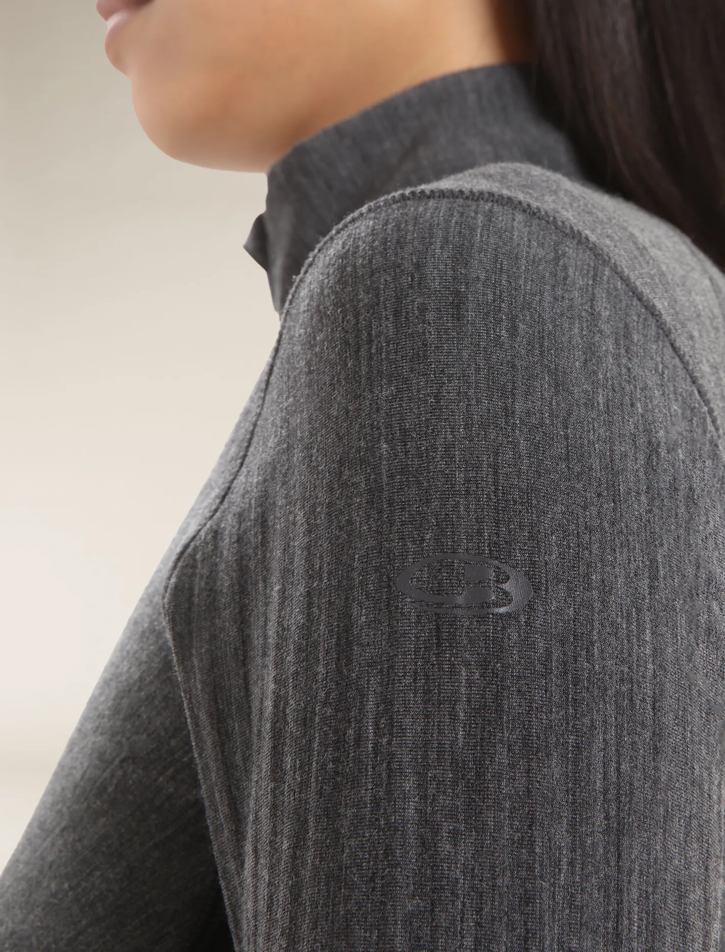 Icebreaker Jumpers & Hoodies^Women's Descender Long Sleeve Zip Jacket JetHeather/Black