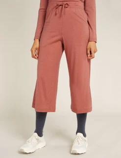Icebreaker Bottoms^Women's Granary Culottes CedarWood