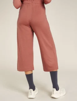 Icebreaker Bottoms^Women's Granary Culottes CedarWood