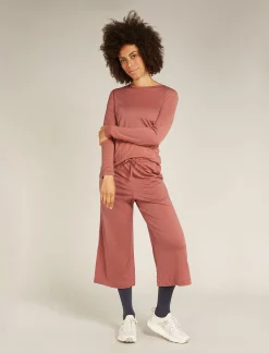 Icebreaker Bottoms^Women's Granary Culottes CedarWood