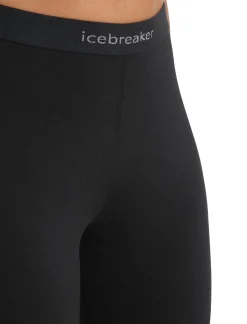 Icebreaker Bottoms|Base Layers^Women's Merino 200 Oasis 3/4 Thermal Leggings Black
