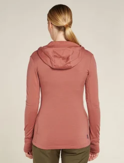 Icebreaker Jumpers & Hoodies^Women's Merino 260 Quantum Long Sleeve Zip Hoodie CedarWood