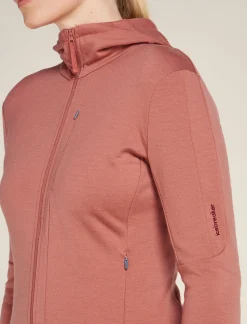 Icebreaker Jumpers & Hoodies^Women's Merino 260 Quantum Long Sleeve Zip Hoodie CedarWood
