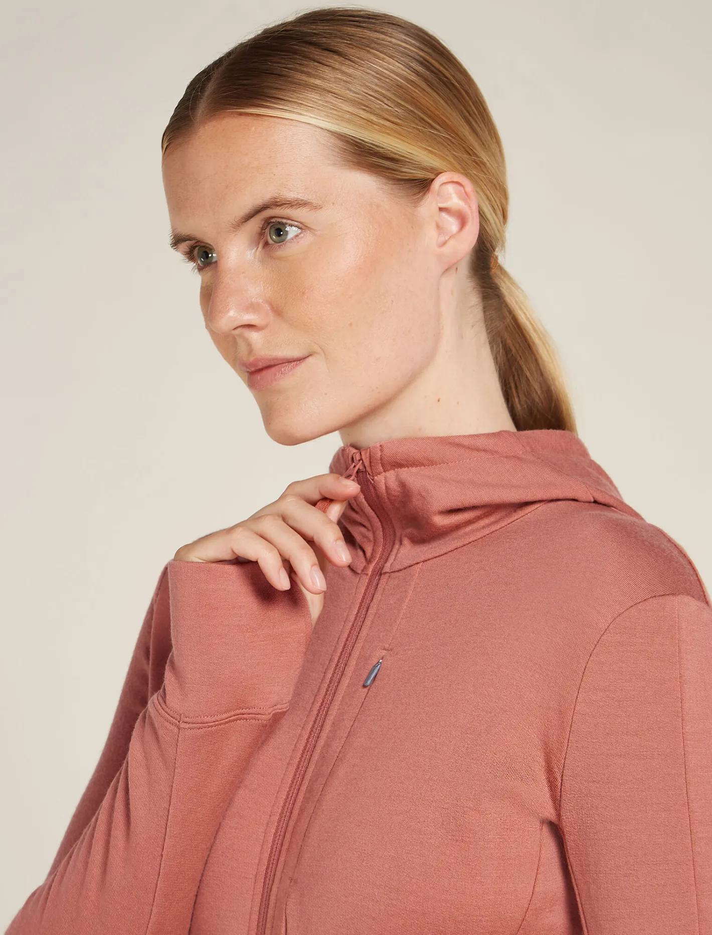 Icebreaker Jumpers & Hoodies^Women's Merino 260 Quantum Long Sleeve Zip Hoodie CedarWood