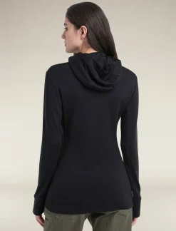 Icebreaker Jumpers & Hoodies^Women's Merino 260 Quantum Long Sleeve Zip Hoodie Black