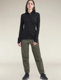 Icebreaker Jumpers & Hoodies^Women's Merino 260 Quantum Long Sleeve Zip Hoodie Black