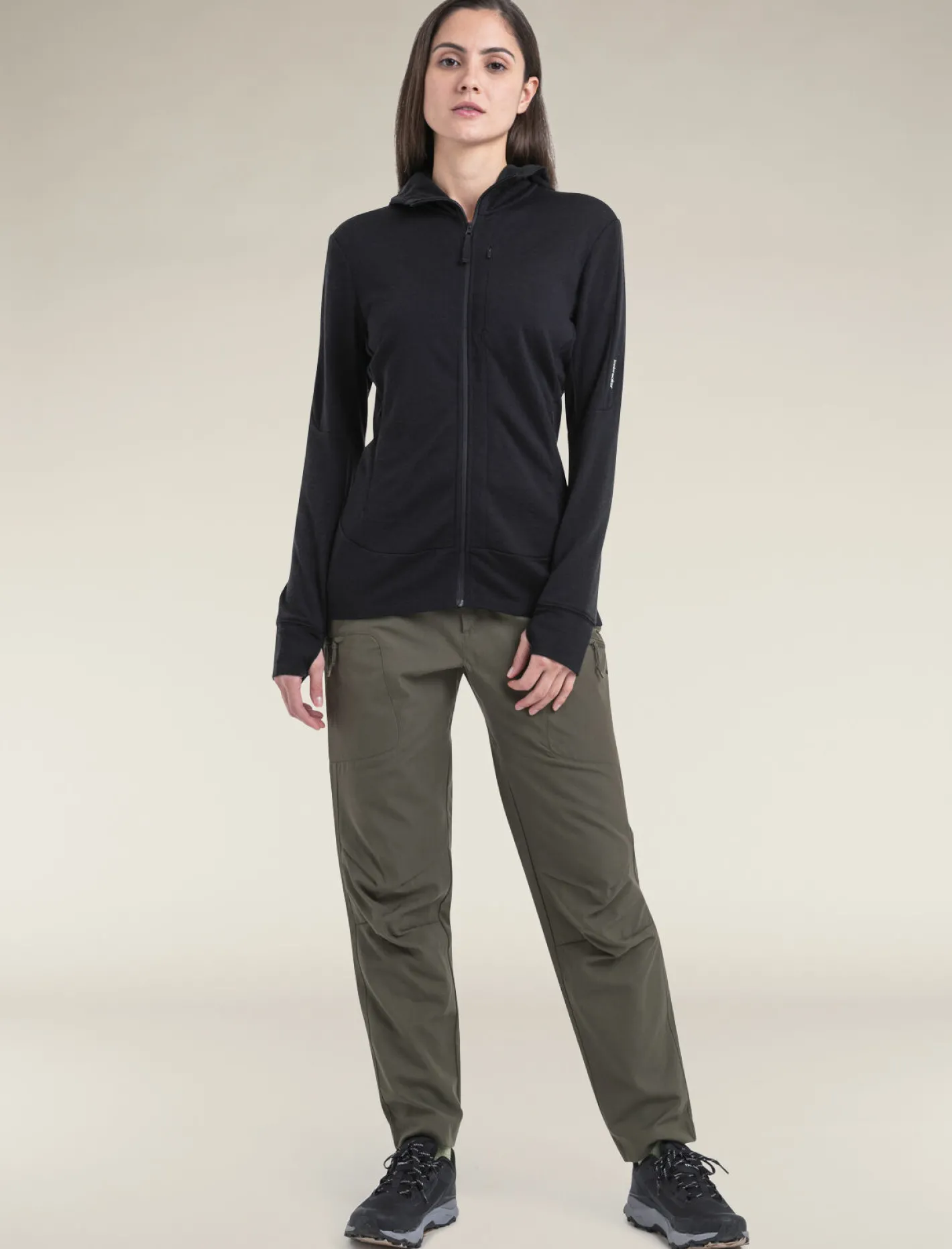 Icebreaker Jumpers & Hoodies^Women's Merino 260 Quantum Long Sleeve Zip Hoodie Black