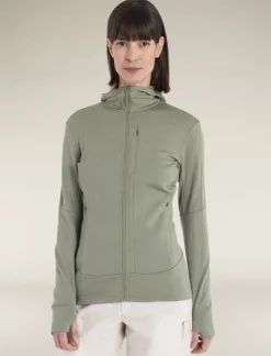 Icebreaker Jumpers & Hoodies^Women's Merino 260 Quantum Long Sleeve Zip Hoodie Lichen