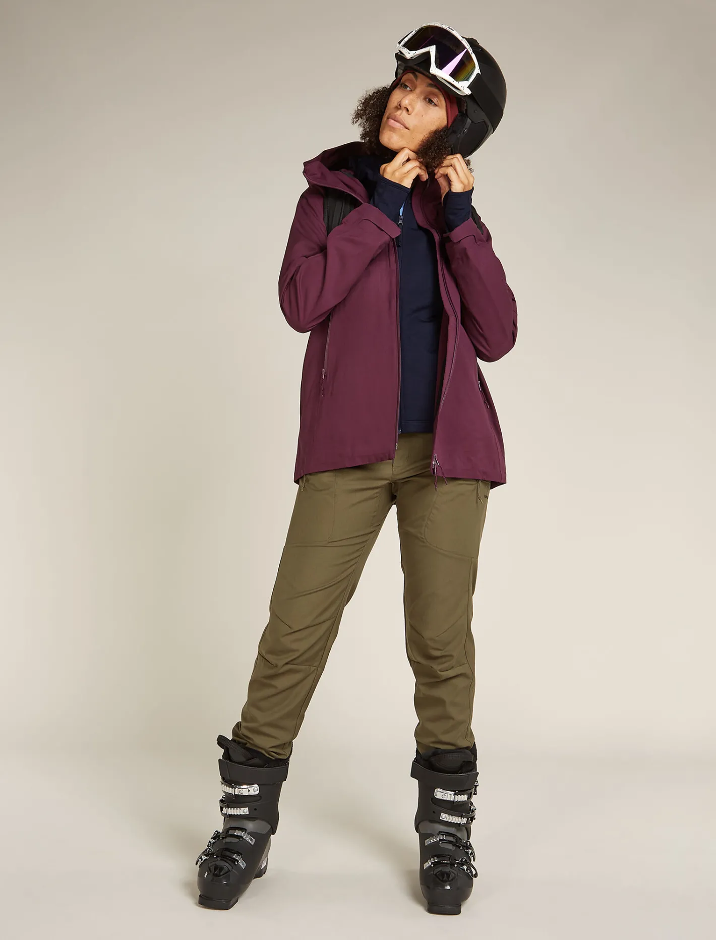 Icebreaker Jumpers & Hoodies^Women's Merino 360 Realfleece™ Elemental Long Sleeve Zip Hoodie MidnightNavy