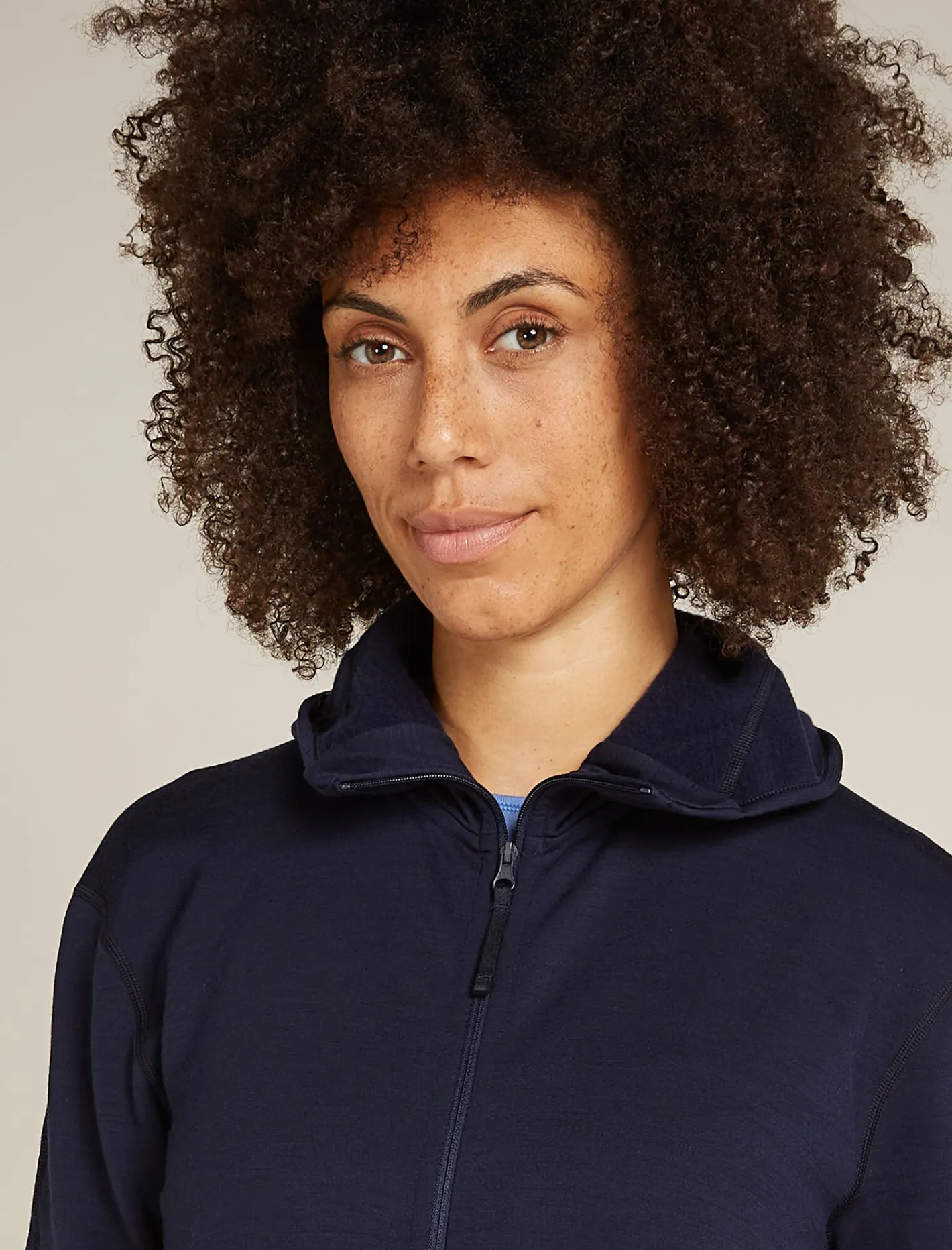 Icebreaker Jumpers & Hoodies^Women's Merino 360 Realfleece™ Elemental Long Sleeve Zip Hoodie MidnightNavy