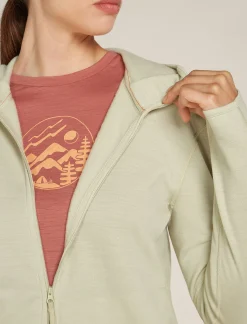 Icebreaker Jumpers & Hoodies^Women's Merino 360 Realfleece™ Elemental Long Sleeve Zip Hoodie Ashen