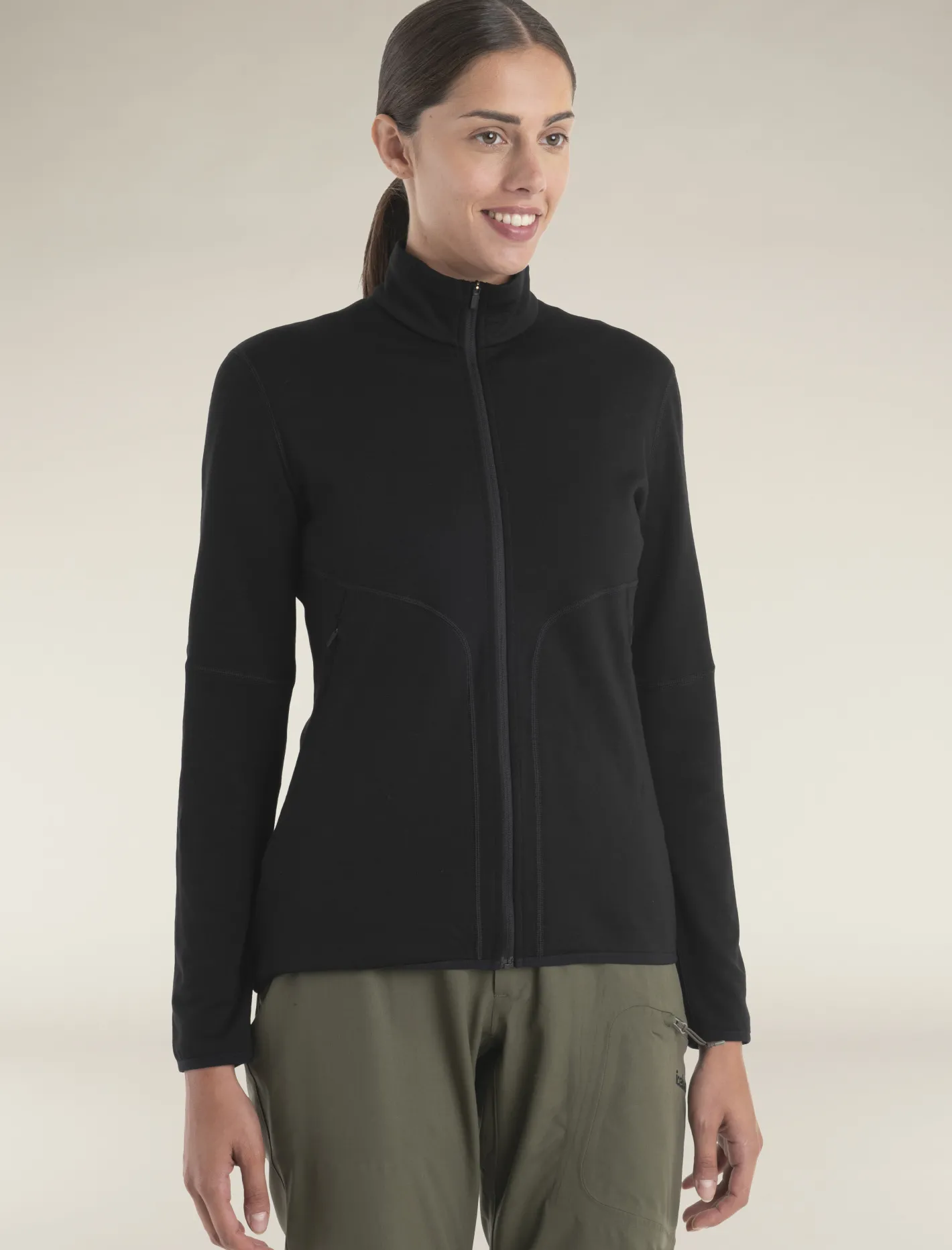 Icebreaker Jumpers & Hoodies^Women's Merino 560 Realfleece™ Elemental Long Sleeve Zip Black