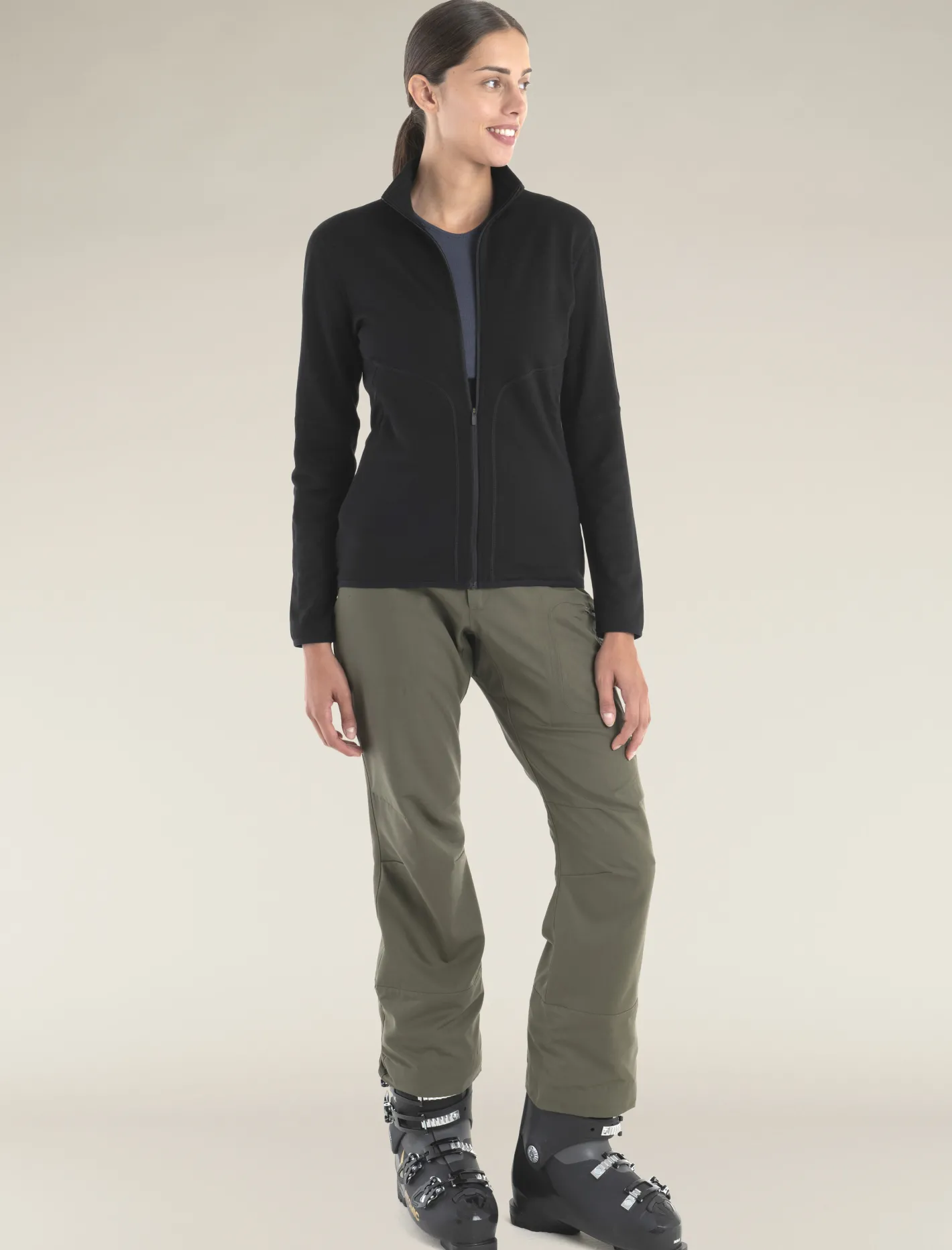 Icebreaker Jumpers & Hoodies^Women's Merino 560 Realfleece™ Elemental Long Sleeve Zip Black