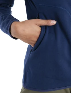 Icebreaker Jumpers & Hoodies^Women's Merino 560 Realfleece™ Elemental Long Sleeve Zip Hoodie RoyalNavy