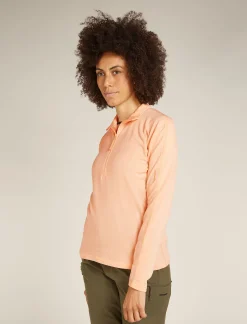 Icebreaker Jumpers & Hoodies^Women's Merino 360 Realfleece™ Elemental Long Sleeve Half Zip Jacket Sunstone