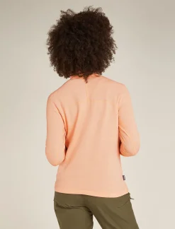 Icebreaker Jumpers & Hoodies^Women's Merino 360 Realfleece™ Elemental Long Sleeve Half Zip Jacket Sunstone