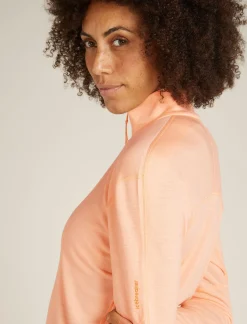 Icebreaker Jumpers & Hoodies^Women's Merino 360 Realfleece™ Elemental Long Sleeve Half Zip Jacket Sunstone
