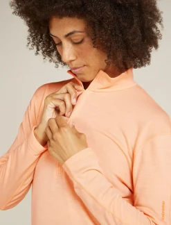 Icebreaker Jumpers & Hoodies^Women's Merino 360 Realfleece™ Elemental Long Sleeve Half Zip Jacket Sunstone