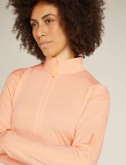 Icebreaker Jumpers & Hoodies^Women's Merino 360 Realfleece™ Elemental Long Sleeve Half Zip Jacket Sunstone