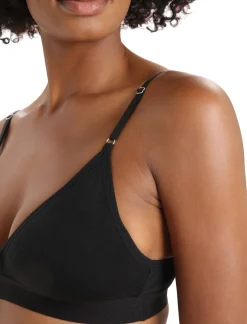 Icebreaker Underwear & Bras^Women's Merino 150 Siren Bra Inserts Black/Black