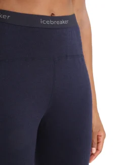 Icebreaker Bottoms|Base Layers^Women's Merino 200 Sonebula Thermal Leggings MidnightNavy/Snow