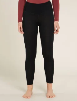 Icebreaker Base Layers^Women's Merino 260 Tech High Rise Thermal Leggings Black