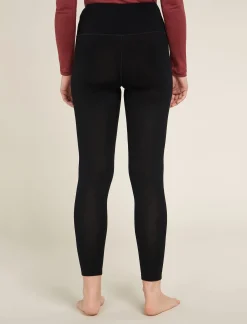 Icebreaker Base Layers^Women's Merino 260 Tech High Rise Thermal Leggings Black