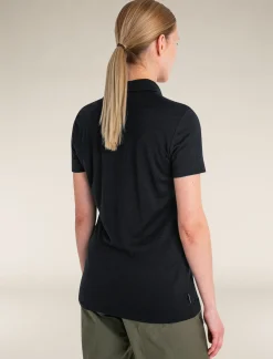 Icebreaker T-shirts & Tanks^Women's Merino 150 Tech Lite Short Sleeve Polo Black