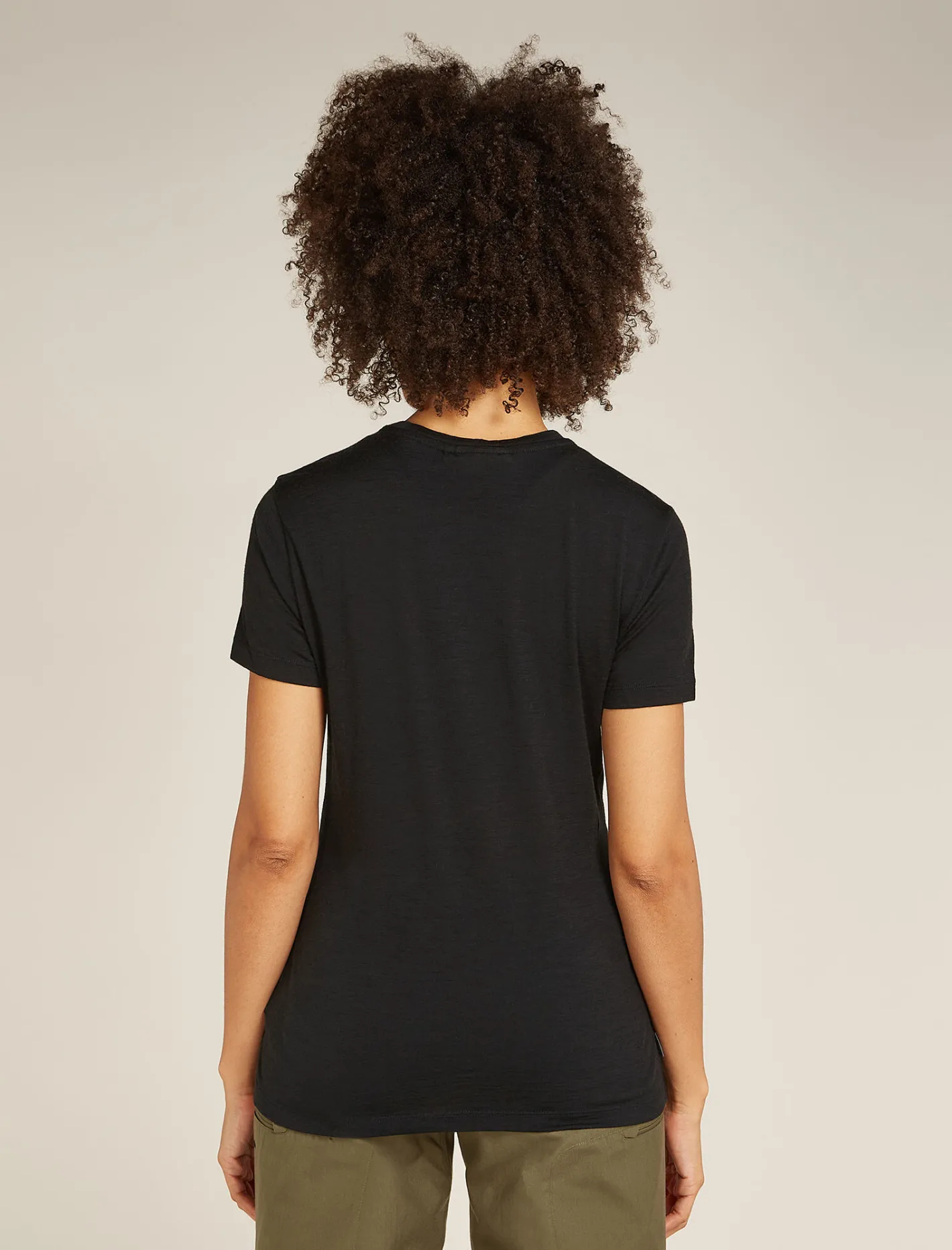 Icebreaker T-shirts & Tanks^Women's Merino 150 Tech Lite Short Sleeve T-Shirt Camping Circle Black