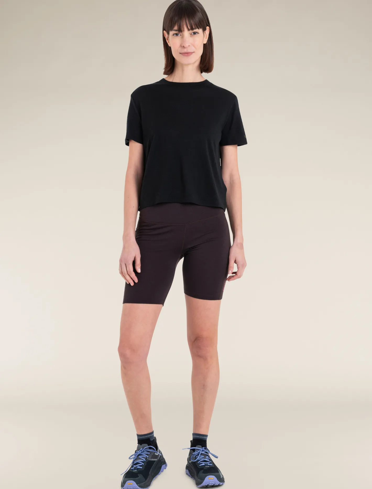 Icebreaker T-shirts & Tanks^Women's Merino 150 Tech Lite Short Sleeve Crop T-Shirt Black