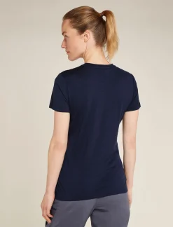 Icebreaker T-shirts & Tanks^Women's Merino 150 Tech Lite Short Sleeve T-Shirt Southern Constellation MidnightNavy