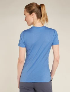 Icebreaker T-shirts & Tanks^Women's Merino 150 Tech Lite Short Sleeve T-Shirt Camping Lines Baja