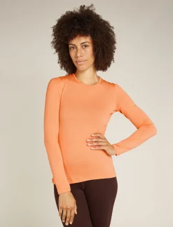 Icebreaker Base Layers^Women's Merino 260 Tech Long Sleeve Crew Neck Thermal Top Feldspar