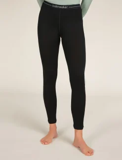Icebreaker Bottoms|Base Layers^Women's Merino 260 Tech Thermal Leggings Black