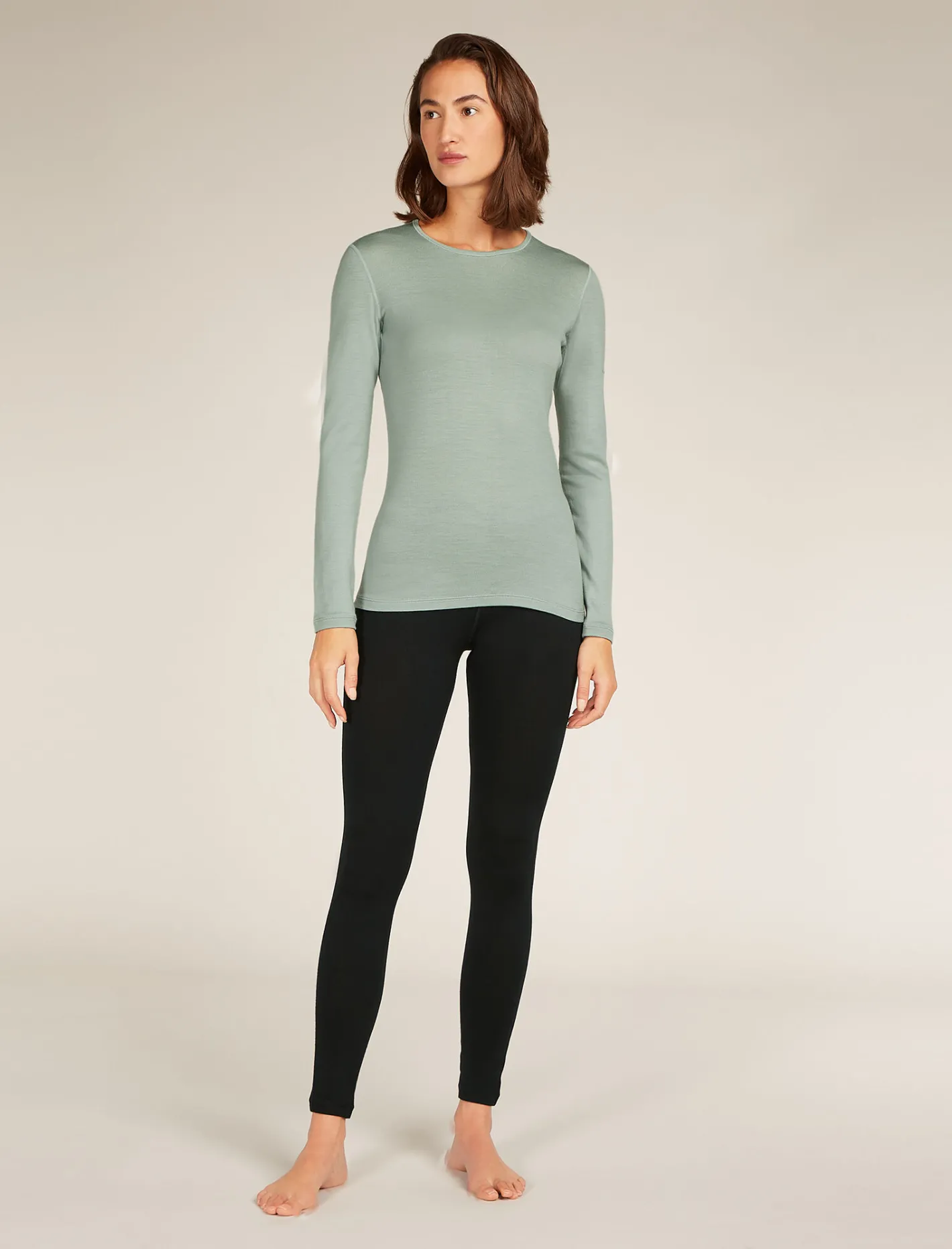 Icebreaker Bottoms|Base Layers^Women's Merino 260 Tech Thermal Leggings Black