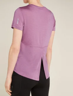 Icebreaker T-shirts & Tanks^Women's Merino Blend 125 Cool-Lite™ Speed Short Sleeve Slit Back T-Shirt Deco