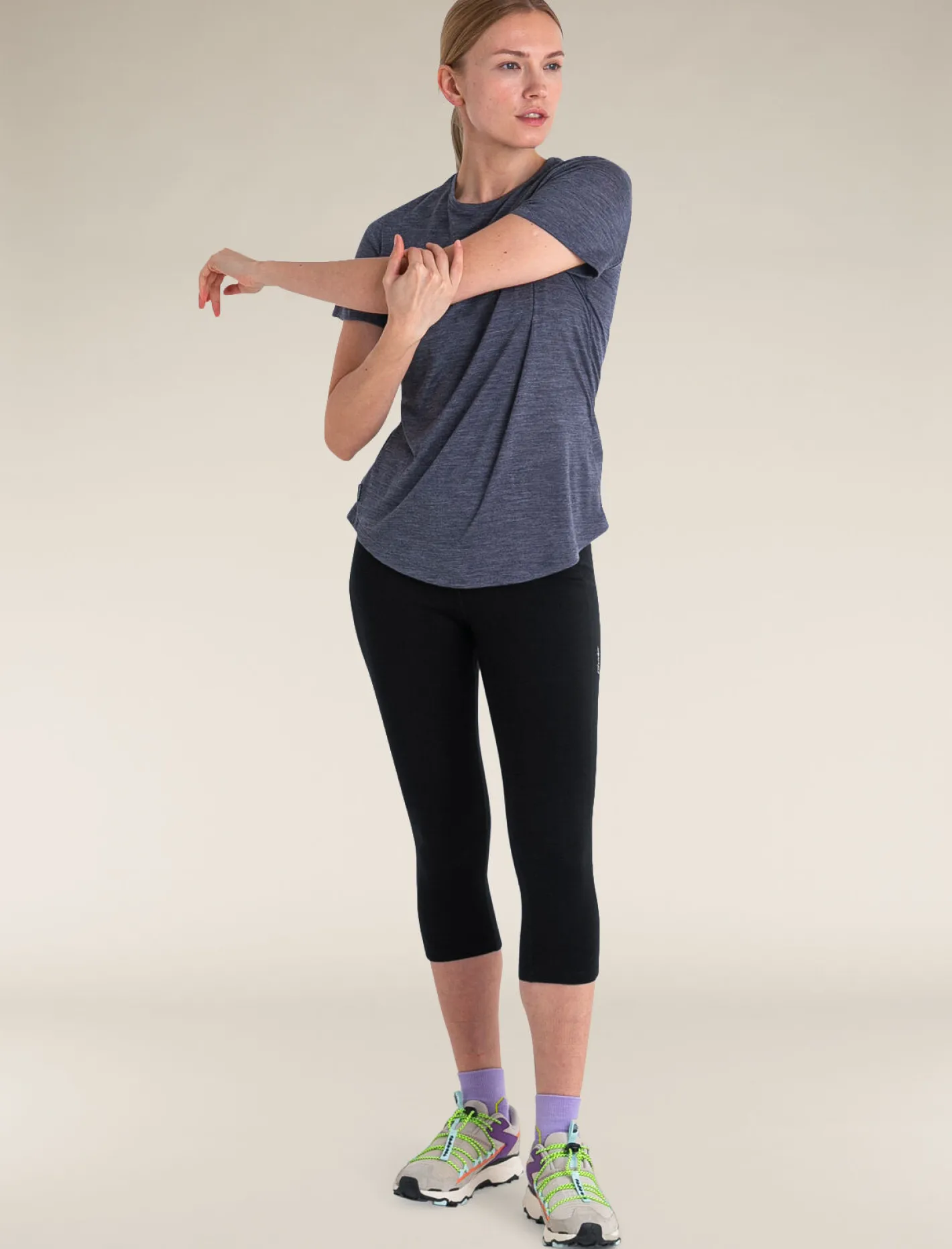 Icebreaker T-shirts & Tanks^Women's Merino Blend 125 Cool-Lite™ Sphere Short Sleeve T-Shirt MidnightNavyHeather