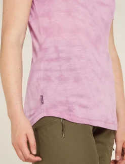 Icebreaker T-shirts & Tanks^Women's Merino Blend 125 Cool-Lite™ Sphere Short Sleeve T-Shirt Cloud Dye Deco