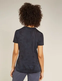 Icebreaker T-shirts & Tanks^Women's Merino Blend 125 Cool-Lite™ Sphere Short Sleeve T-Shirt Cloud Dye Graphite/Black