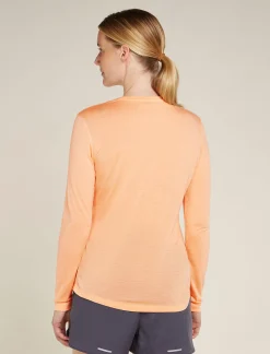 Icebreaker T-shirts & Tanks^Women's Merino Blend 125 Cool-Lite™ Sphere Long Sleeve T-Shirt Sunstone