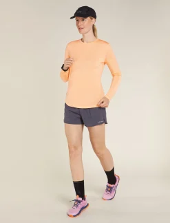 Icebreaker T-shirts & Tanks^Women's Merino Blend 125 Cool-Lite™ Sphere Long Sleeve T-Shirt Sunstone