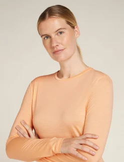 Icebreaker T-shirts & Tanks^Women's Merino Blend 125 Cool-Lite™ Sphere Long Sleeve T-Shirt Sunstone